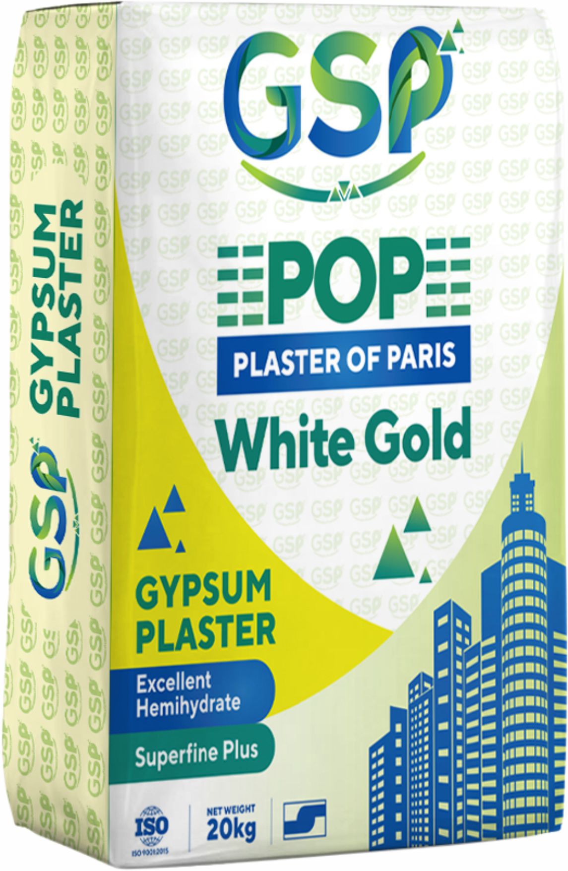 A mix of gypsum sand